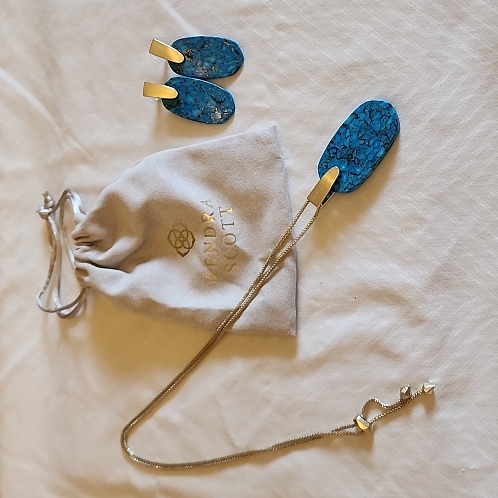 Kendra Scott Necklace & Earring Set